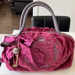 80% New Juicy Couture Purse with Pearl Pendant